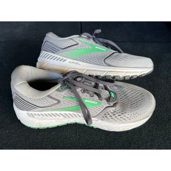 Brooks Ariel 20 Women's Running Shoes Gray Green Size 8.5 Medium - Picture 8 of 9